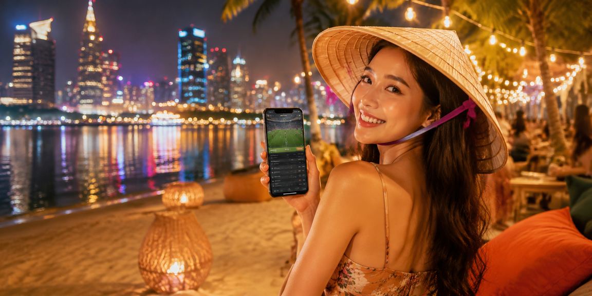 Người chơi cá cược thể thao tại Hồ Chí Minh với nón lá truyền thống