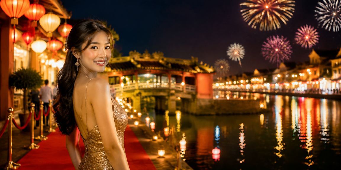 Không khí chợ đêm Hội An lung linh đèn lồng – bối cảnh giải trí tối điển hình của người dùng miền Trung