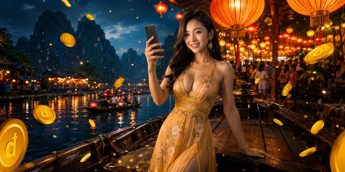 Người hâm mộ esports tại chợ đêm Ninh Bình theo dõi trận đấu điện tử trên màn hình lớn