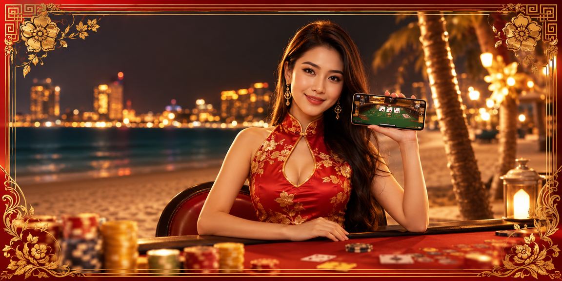 Không gian giải trí casino trực tuyến tại Việt Nam với màn hình hiển thị các lựa chọn cược đa dạng
