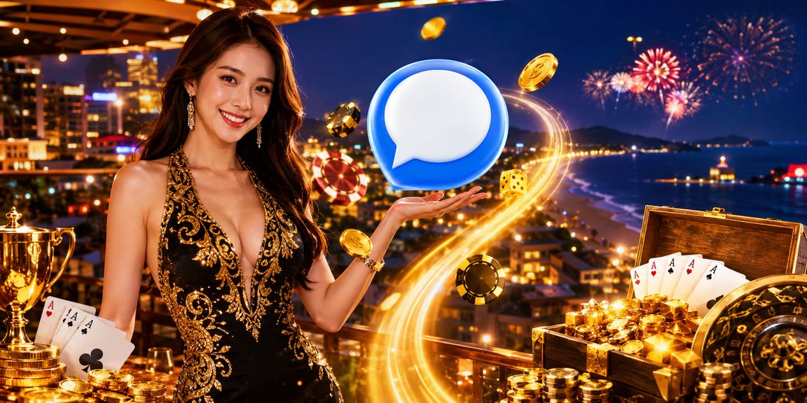 Quang cảnh casino trực tuyến Việt Nam với bầu không khí sôi động và đầy màu sắc